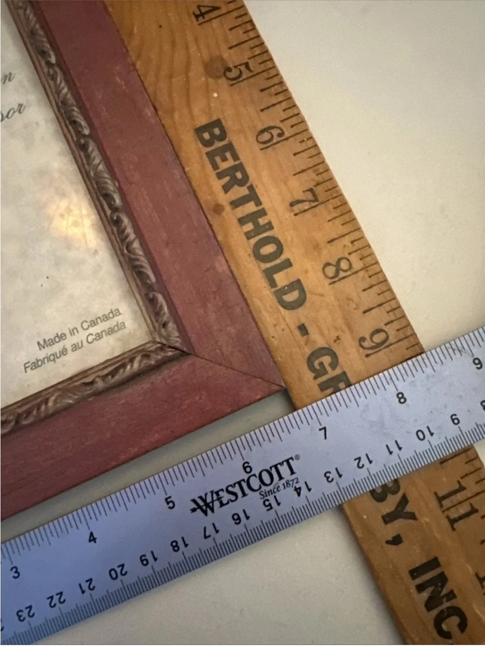 lot of 2 Pelmar ENG Wood Moulding Canada, Serenade FITS 5X7 ORNATE PICTURE FRAME